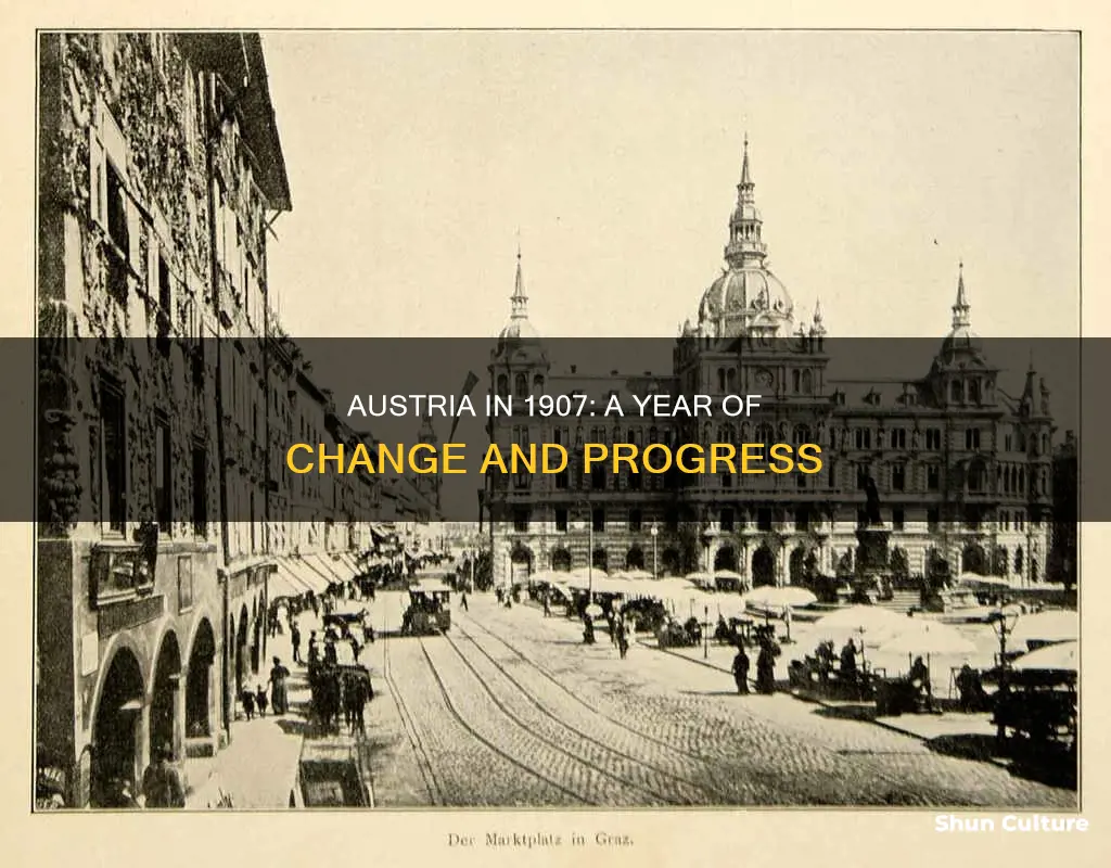 what was going on in austria in 1907