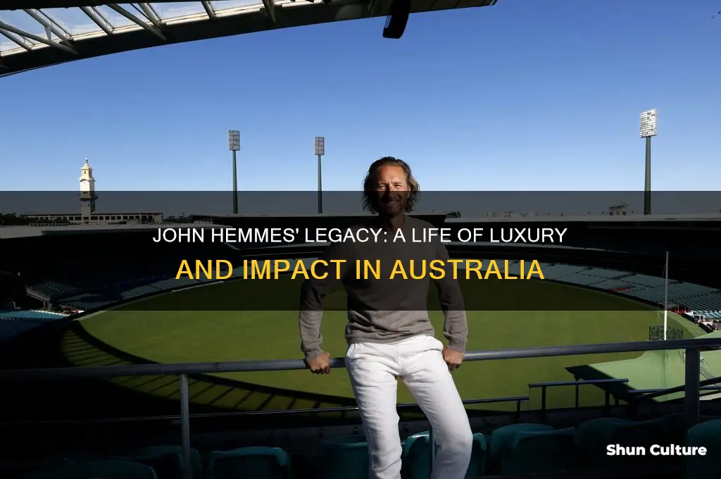 what was john hemmes life like in australia