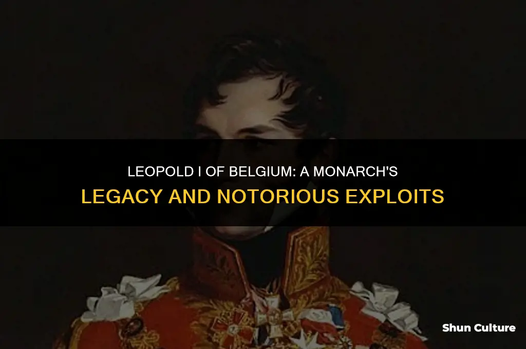 what was leopold I of belgium known for