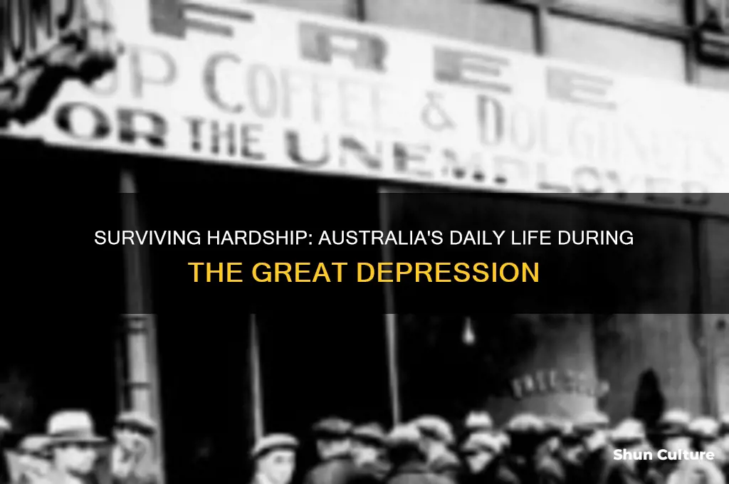 what was life like during the great depression in australia