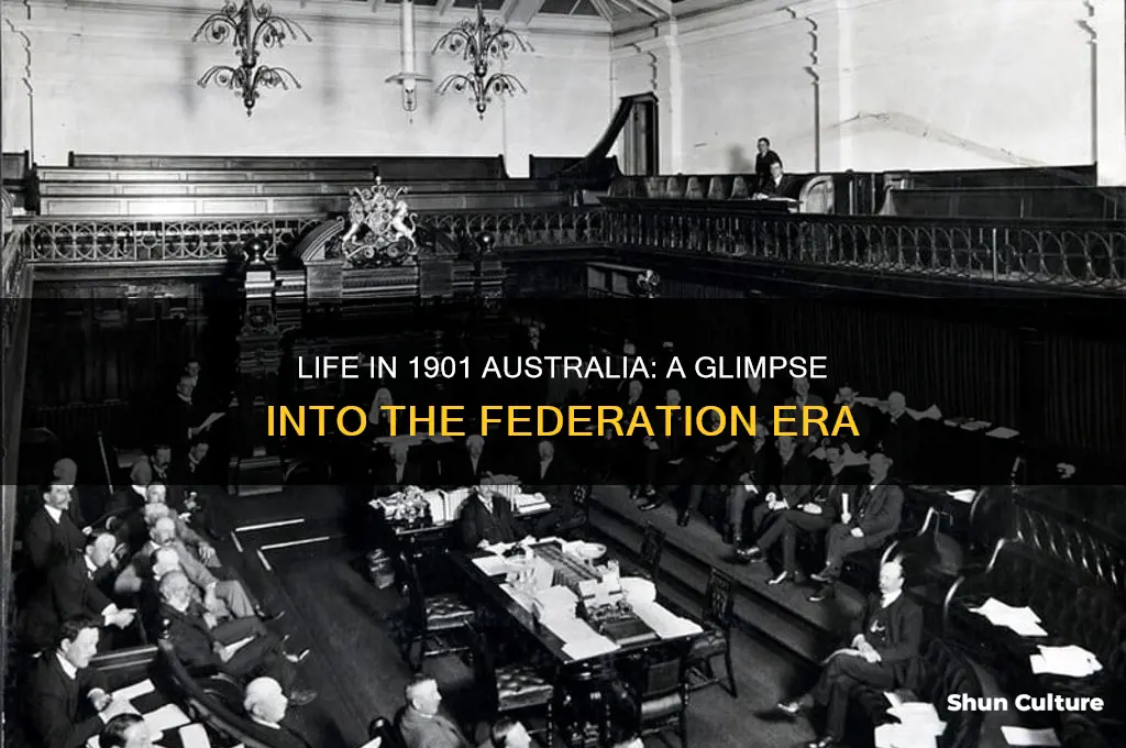 what was life like in 1901 australia