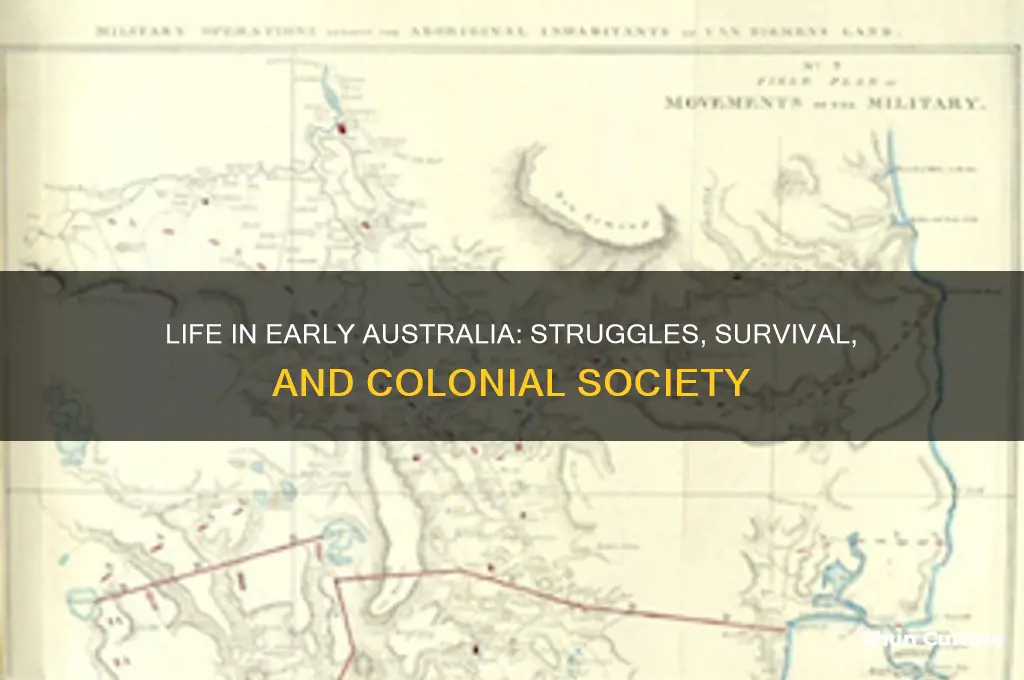 what was life like in australian colonies