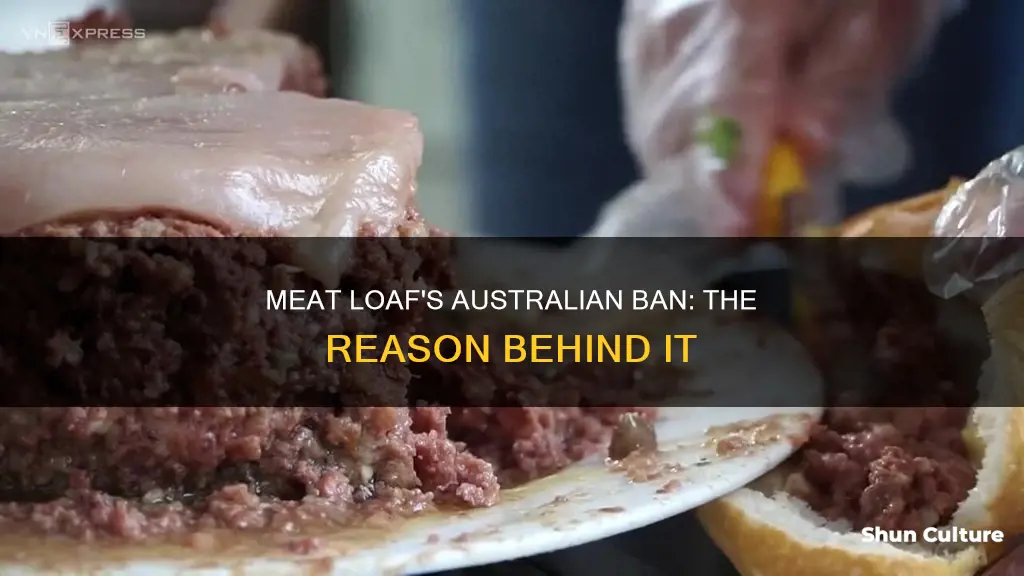 what was meatloaf banned from australia for