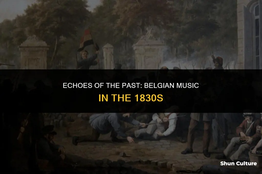 what was music like in belgium in the 1830s