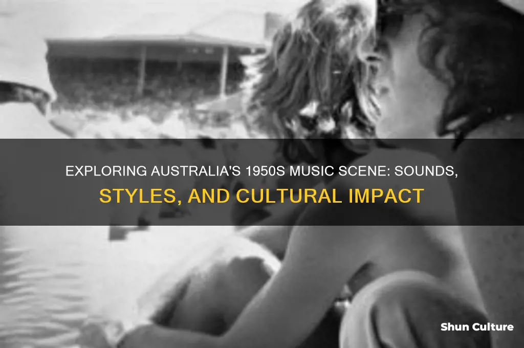 what was music like in the 1950s australia