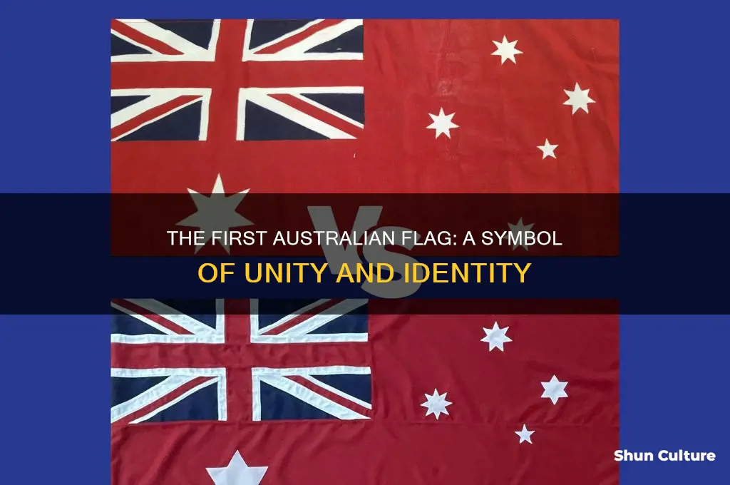 what was significant about the first australian flag
