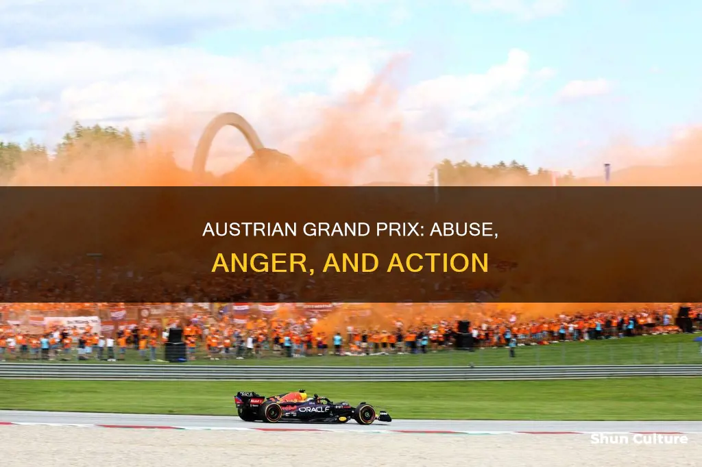 what was the abuse at austrian grand prix