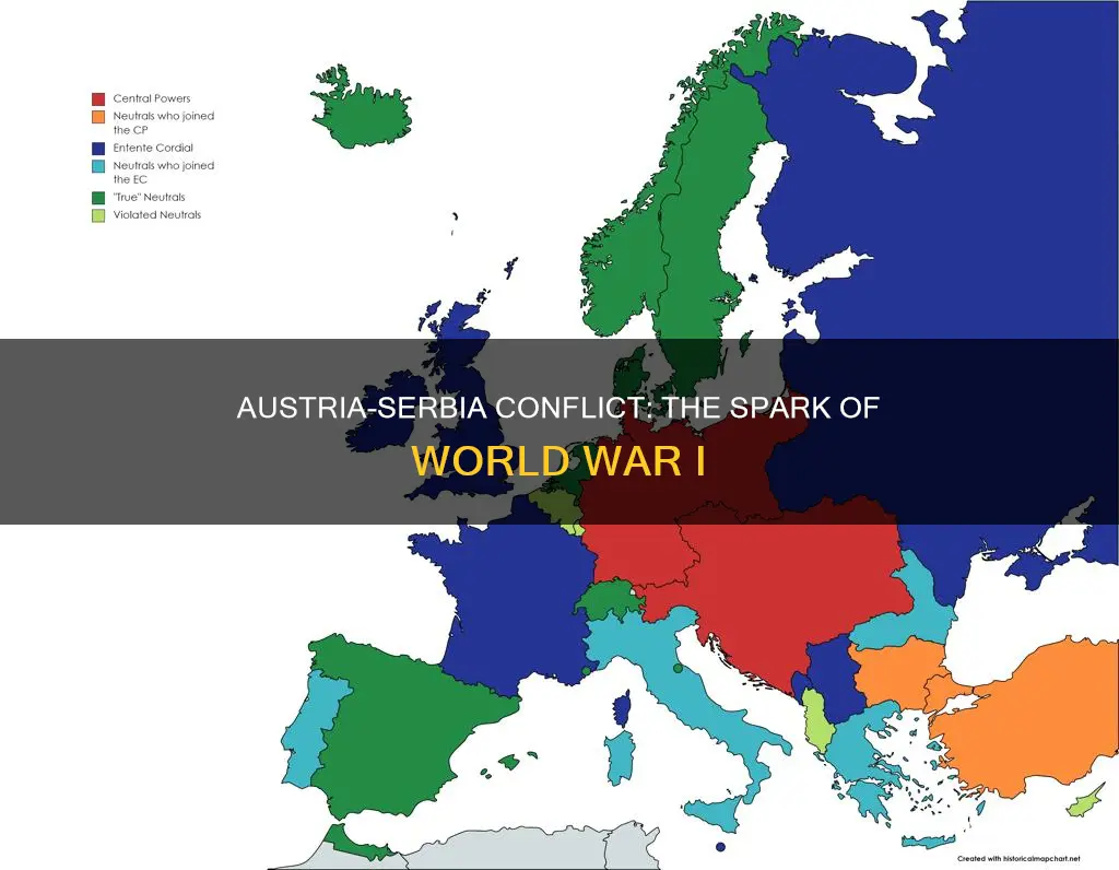 what was the cause of conflict between austria and serbia