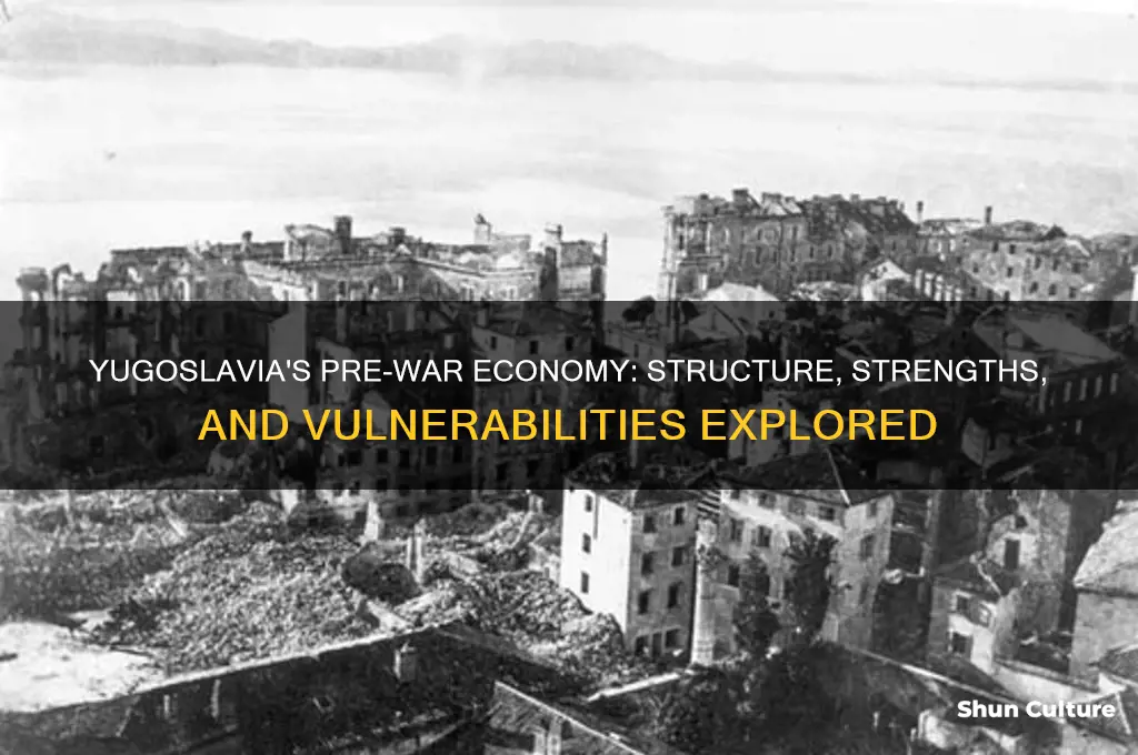what was the economy og yugoslavia before bosnian war