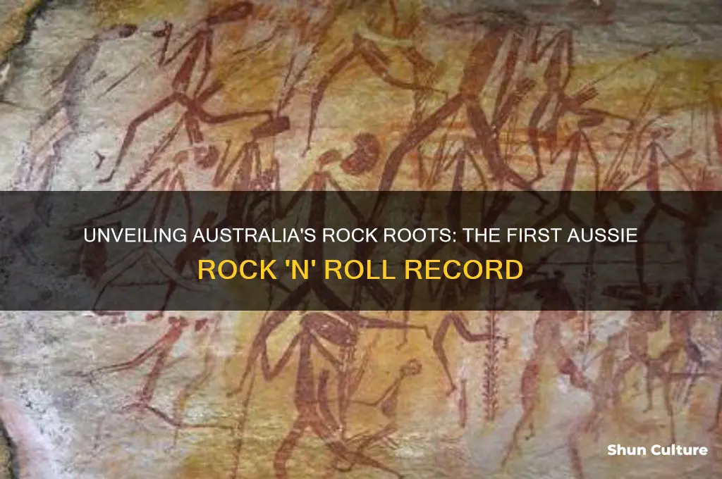 what was the first australian rock and roll record
