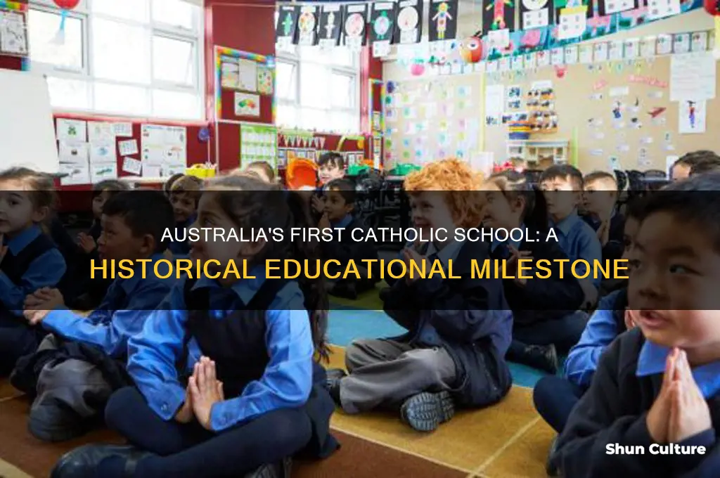 what was the first catholic school in australia