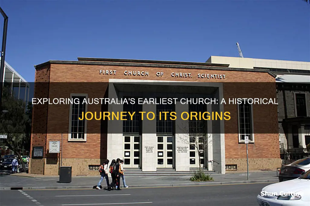 what was the first church in australia