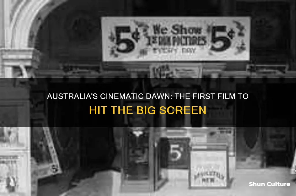 what was the first cinema film in australia