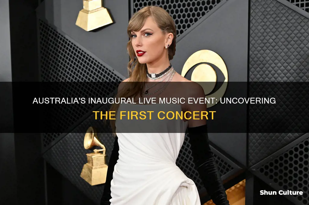 what was the first concert in australia