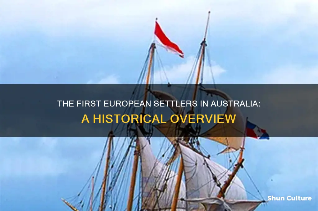 what was the first european group to settle australia