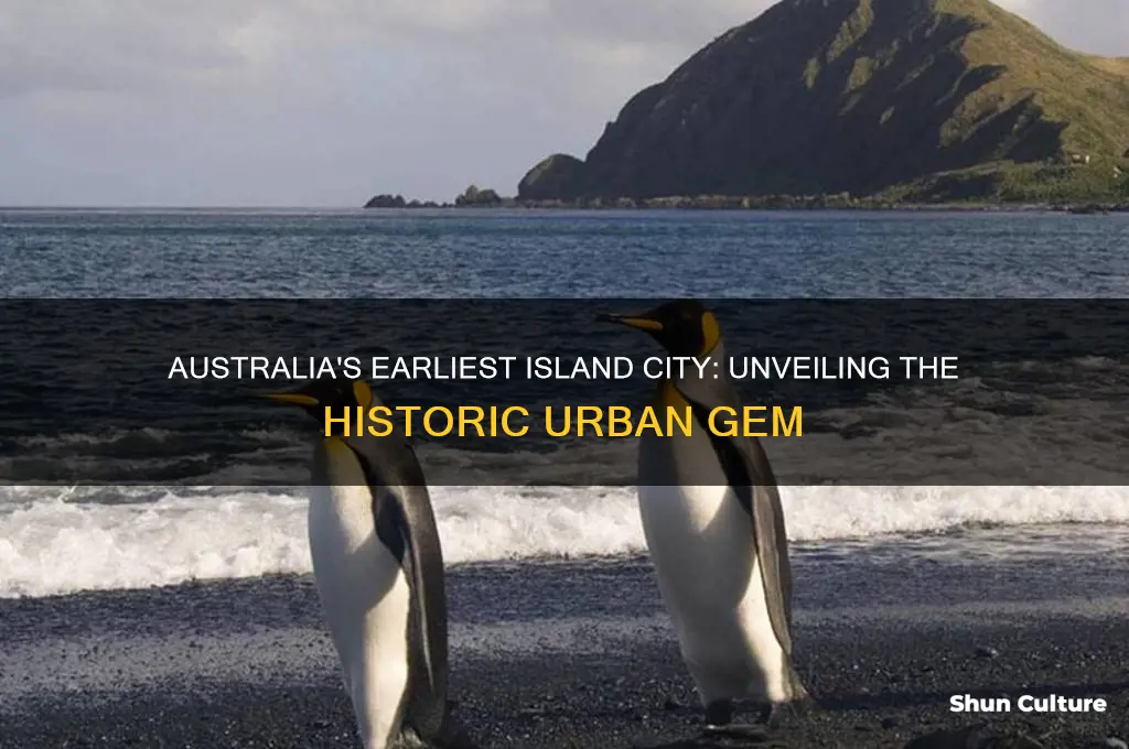 what was the first island city in australia