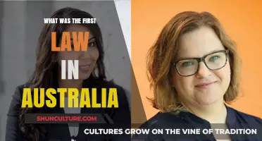 Exploring Australia's Legal Origins: The First Law Enacted Down Under