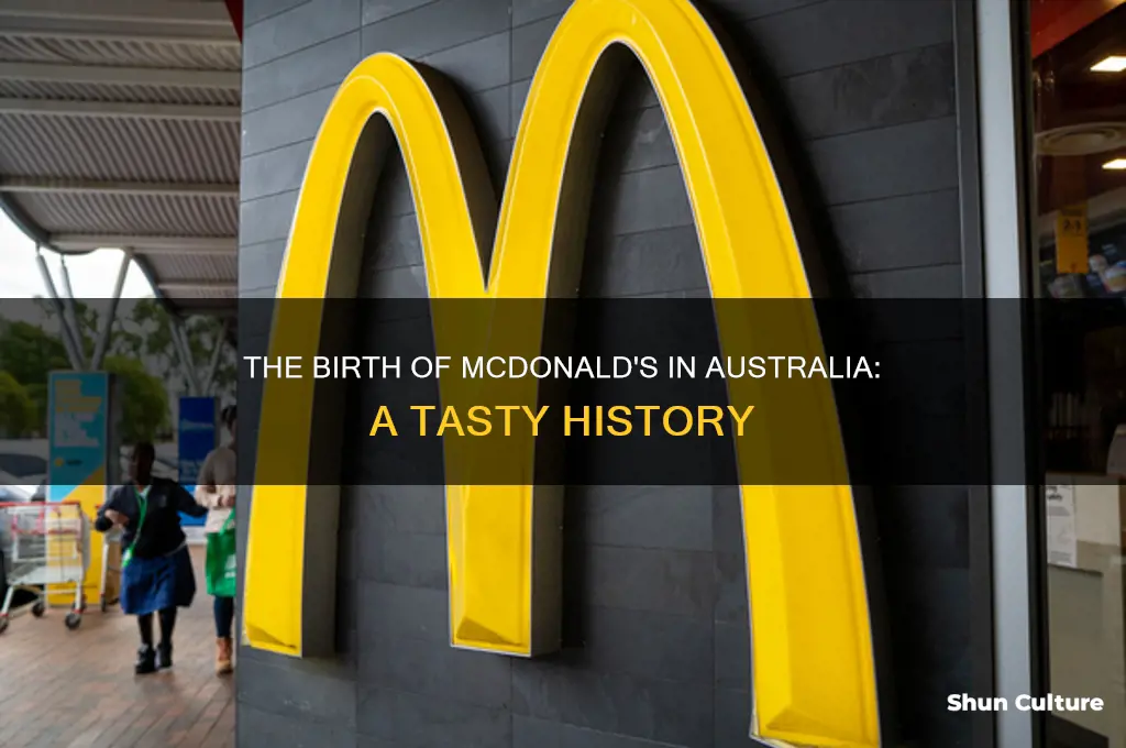 what was the first mcdonalds in australia
