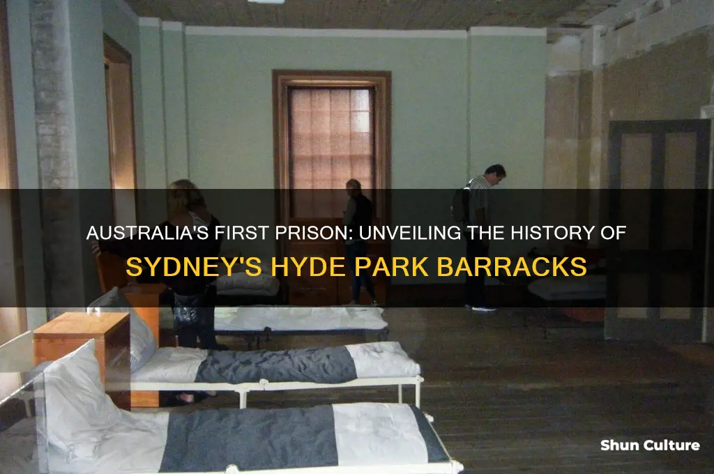 what was the first prison in australia