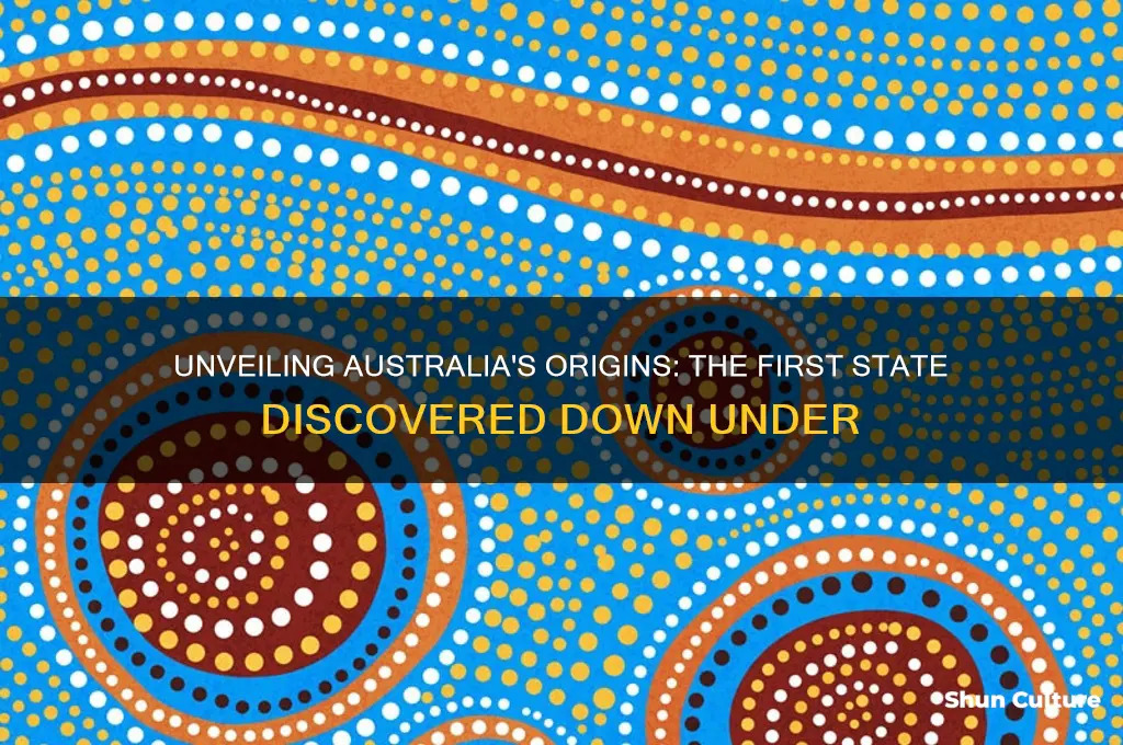 what was the first state discovered in australia