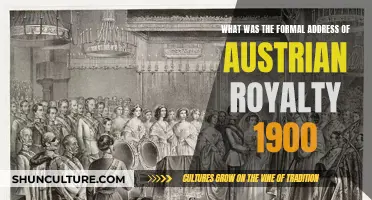 The Royal Address: Austria's Formal Titles in 1900