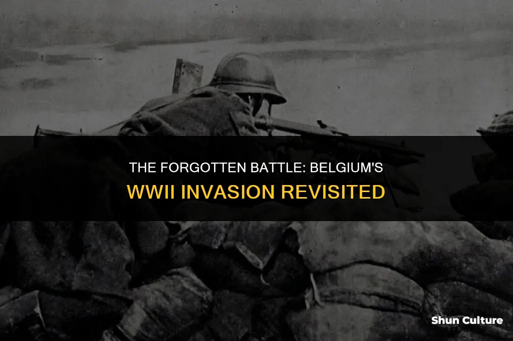 what was the invasion of belgium called ww2