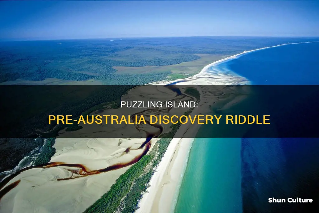 what was the largest island before australia was discovered riddle