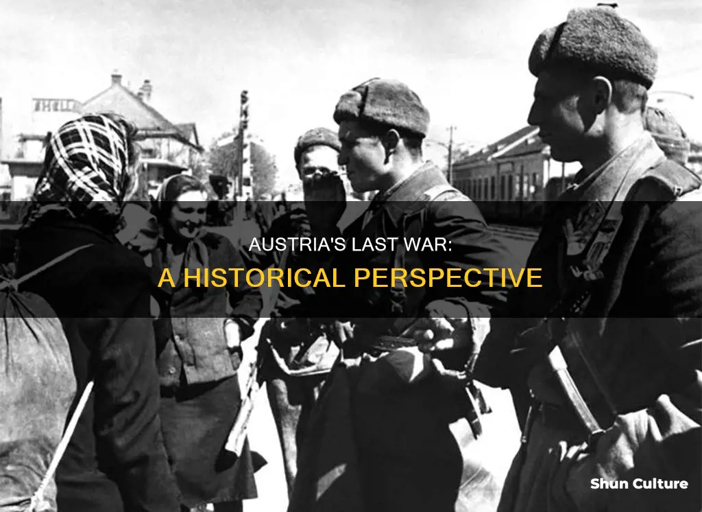 what was the last war in austria