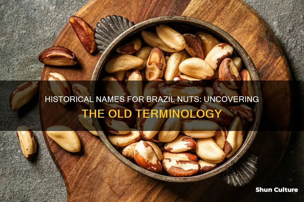 what was the old way to say brazil nuts