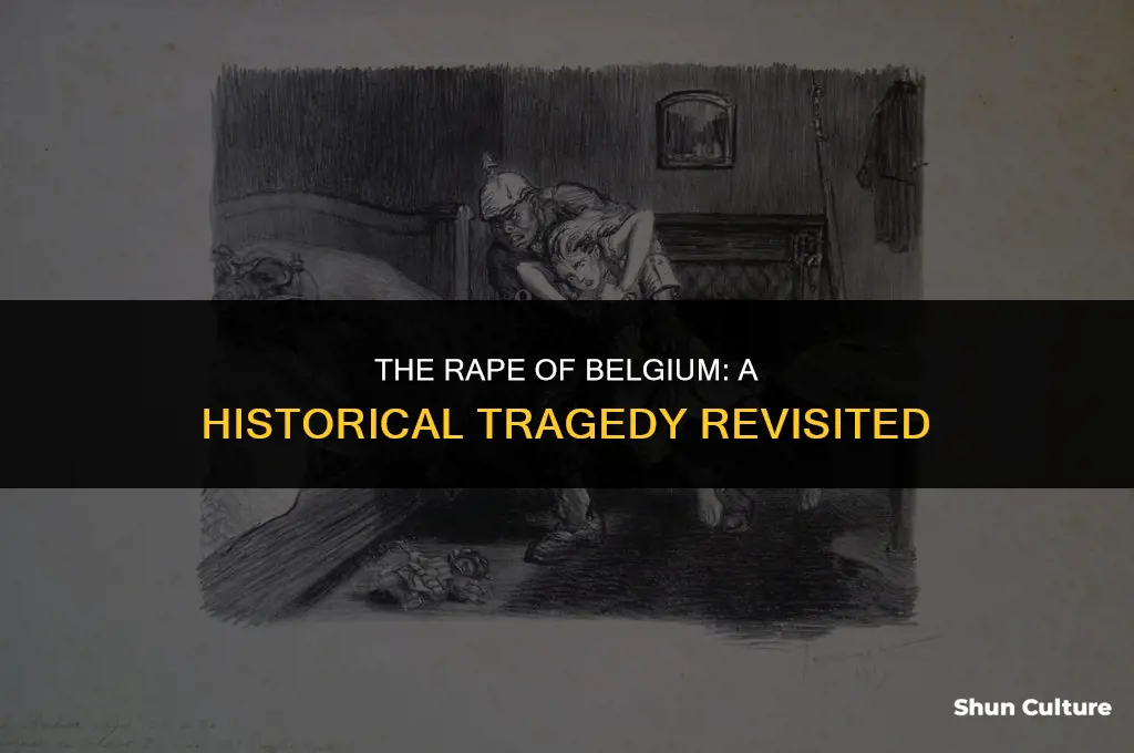 what was the rape of belgium