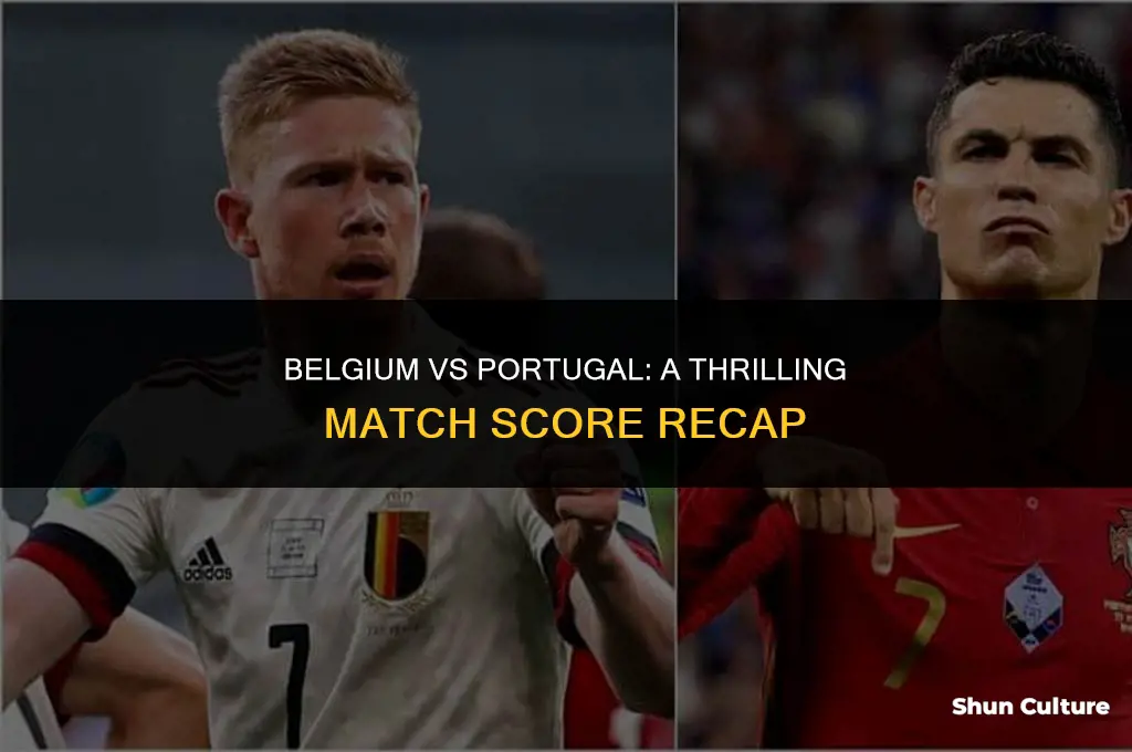 what was the score between belgium and portugal
