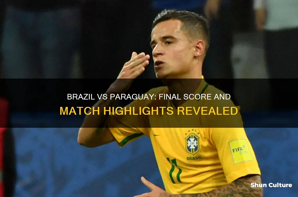what was the score brazil vs paraguay