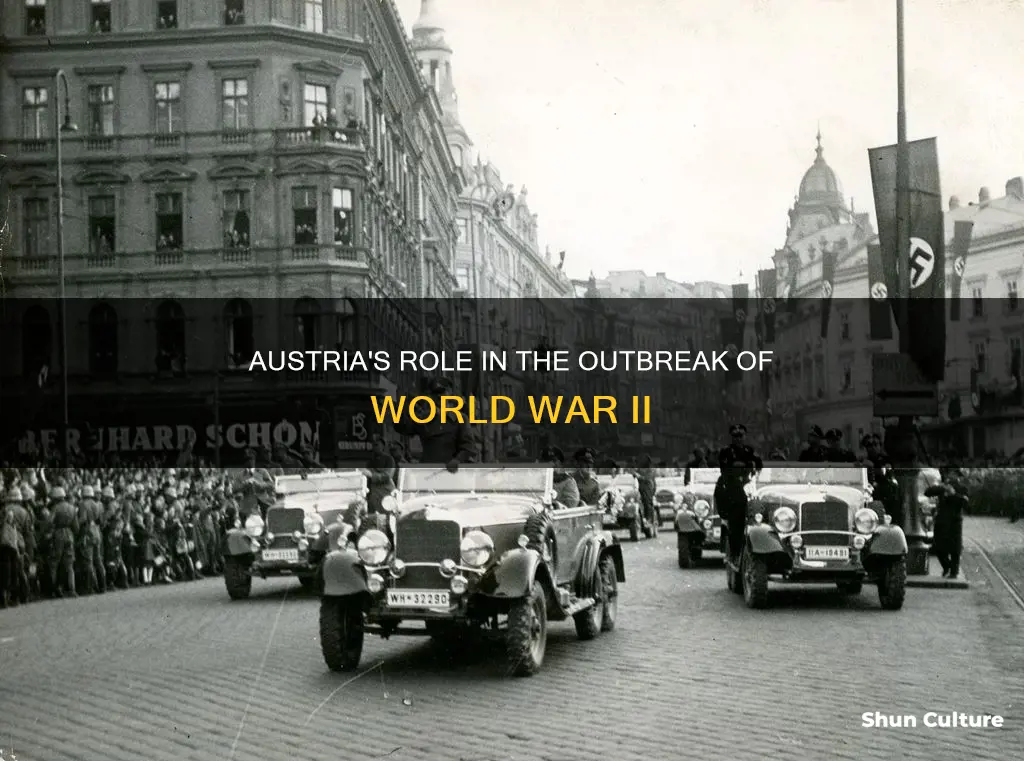 what was the start with austria and world war ii