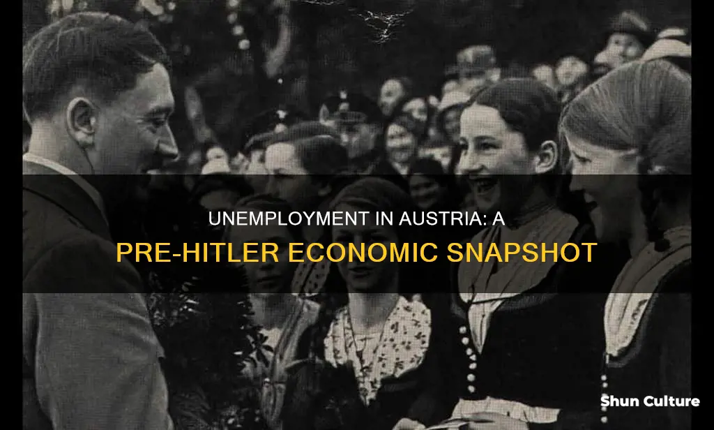 what was the unemployment rate in austria before hitler