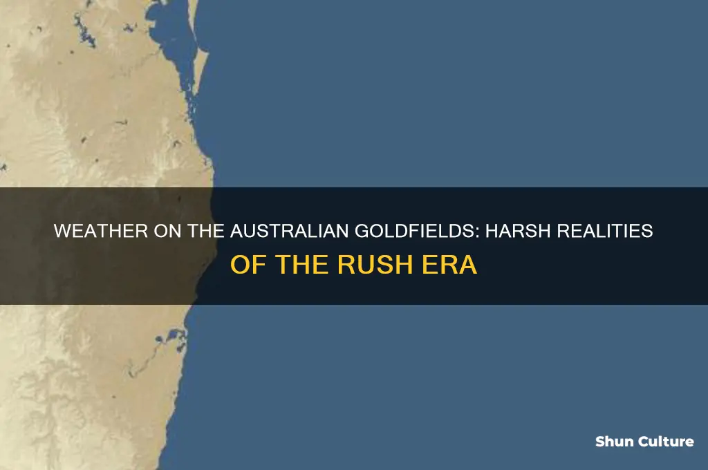 what was the weather like on the australian goldfields
