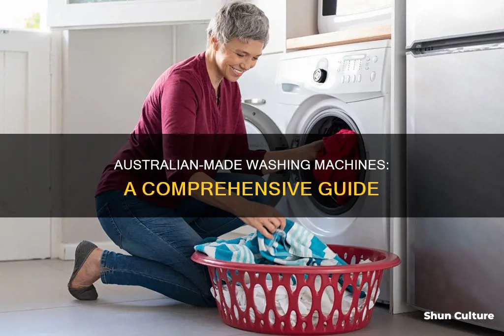 what washing machines are made in australia