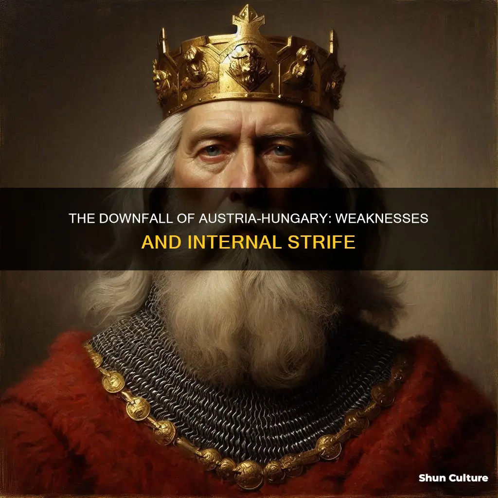what weakness caused austria hungary