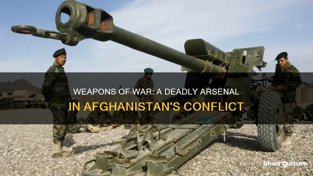 what weapons are being used in the afghanistan war