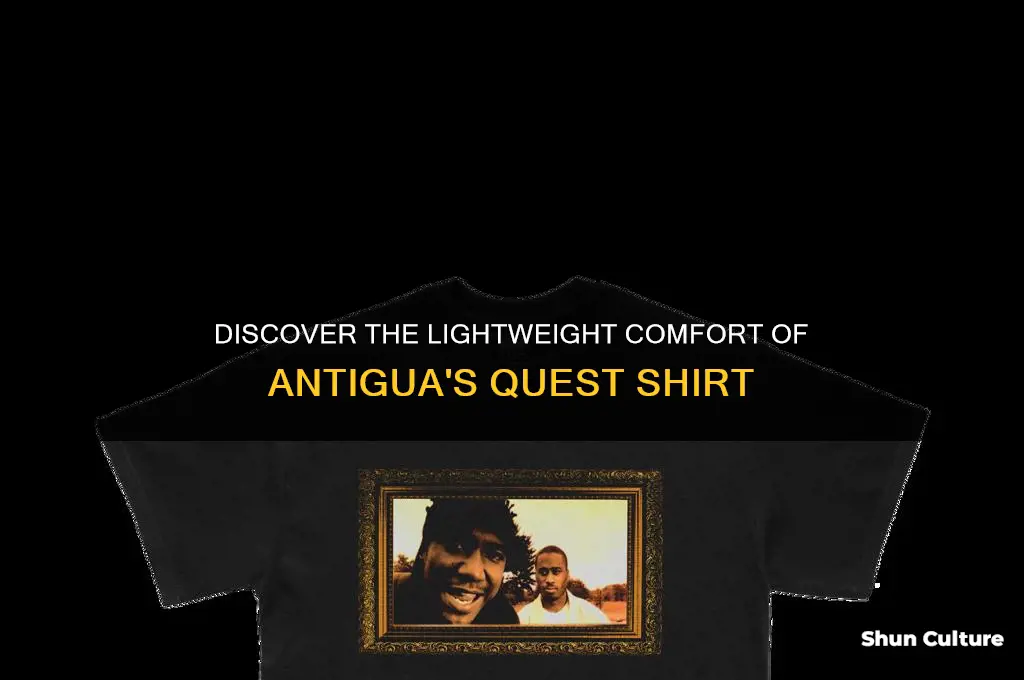 what weight is the quest shirt by antigua