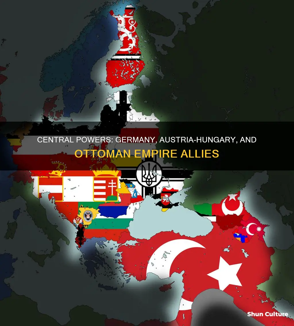 what were germany austria-hungary and the ottoman empore called