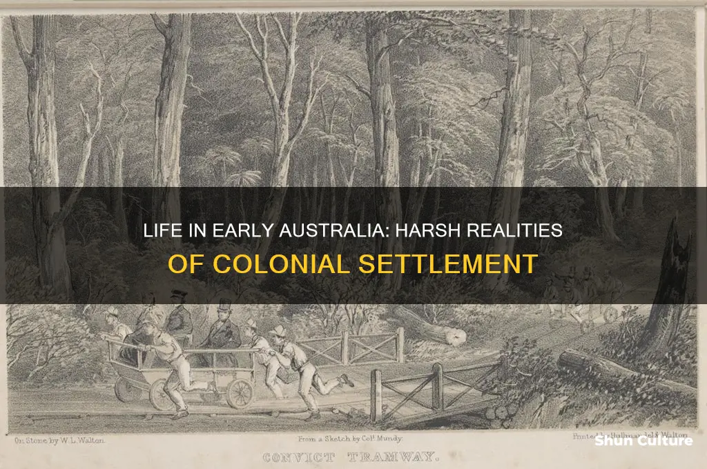 what were living conditions like in early australia