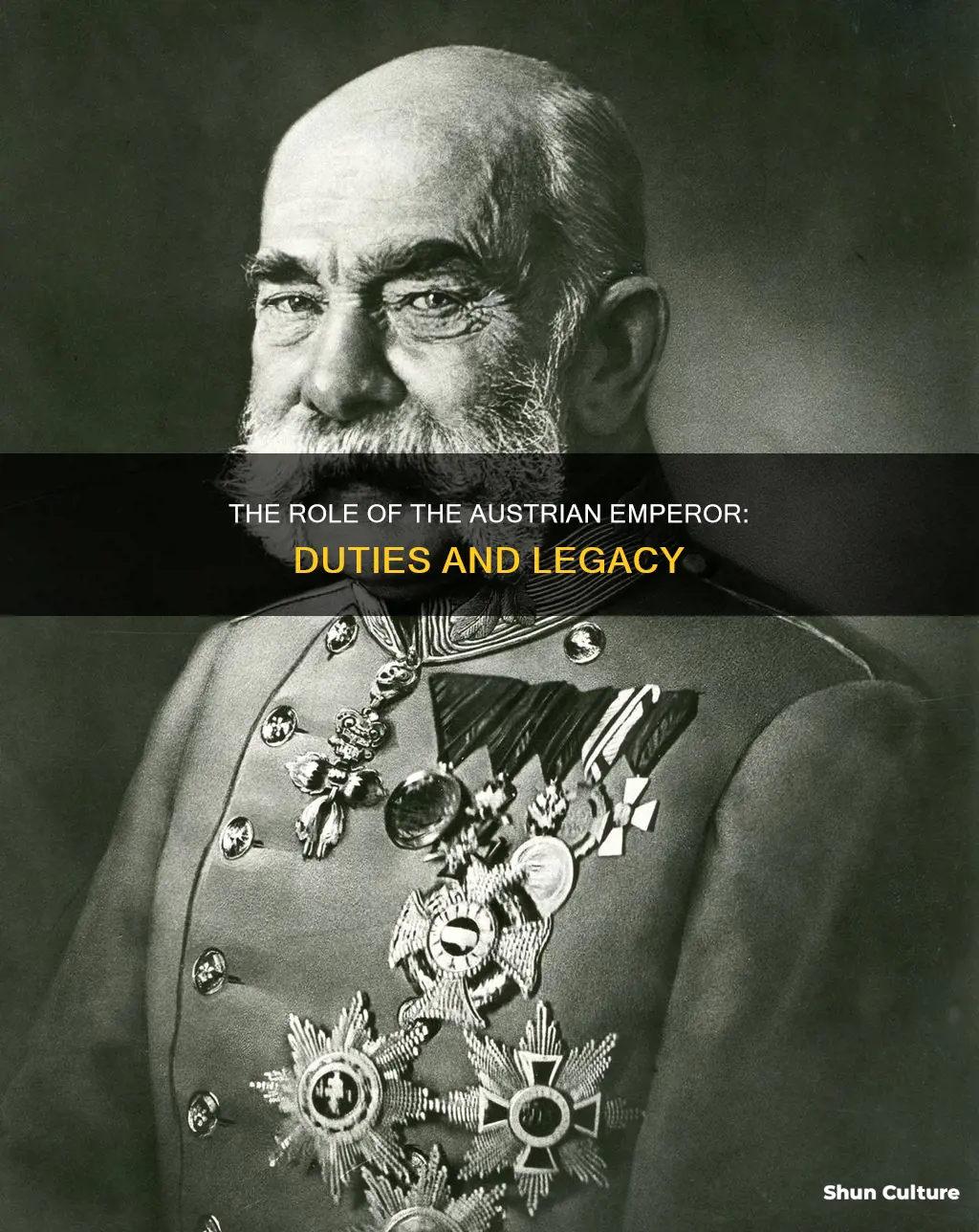 what were the duties of the austrian emperror