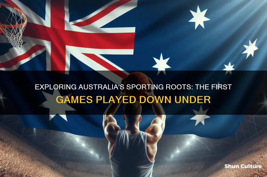 what were the first sports played in australia