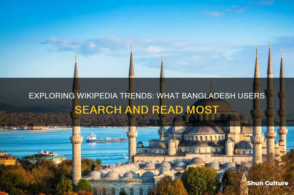 what wikipedia do bangladesh users look at