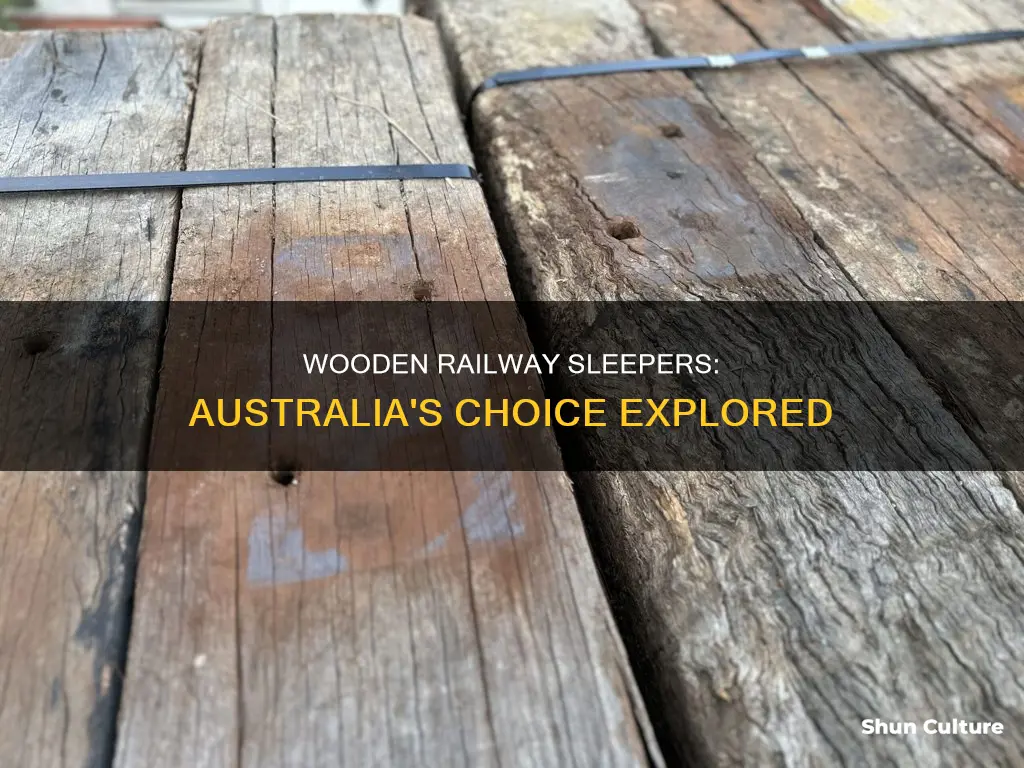 what wood are railway sleepers made of in australia