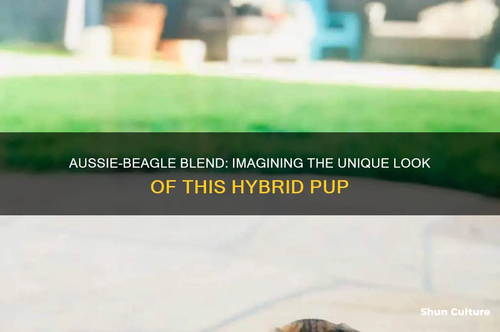 what would a australian and beagle mix look like