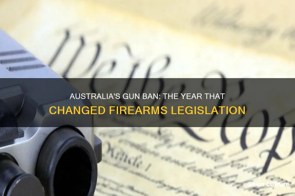 what year australia ban gun