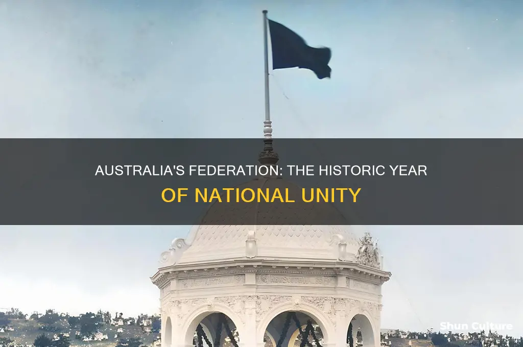 what year australia became a federation