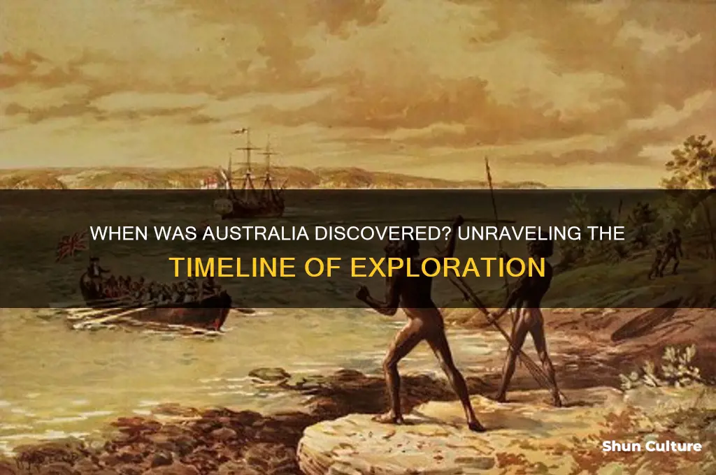 what year australia discovered