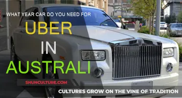 Car Requirements for Uber in Australia: Year Models Explained